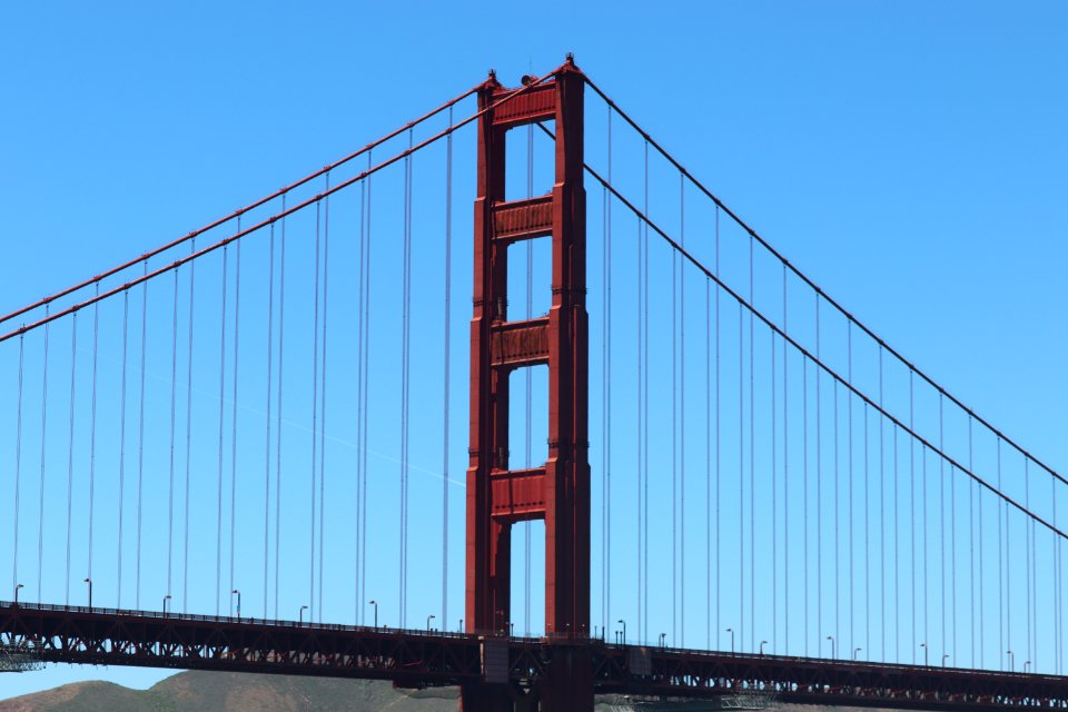 Golden Gate Bridge from Crissy Field Beach