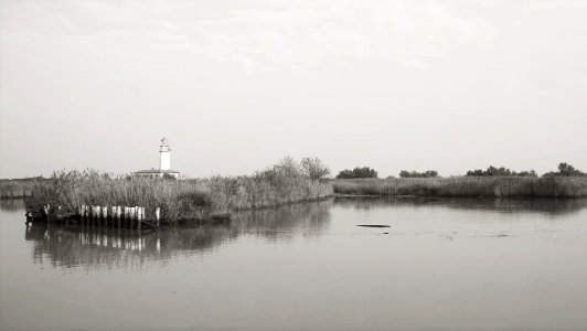 Po river delta.