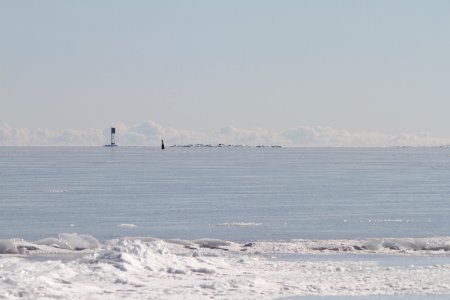 Looks like water, but it's ice