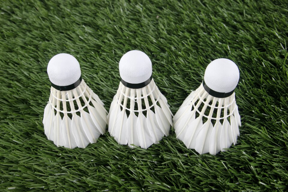 Badminton sport shuttlecock
