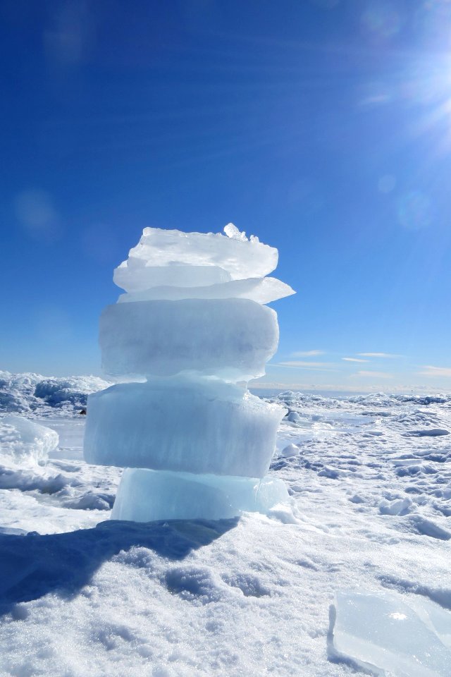 Spring ice