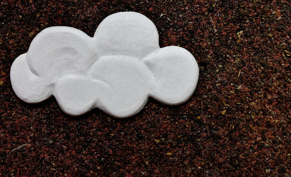 Unpainted white cast