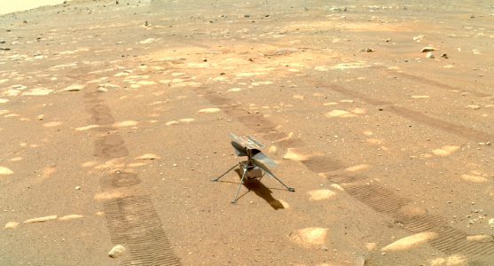 We have a helicopter on Mars! photo