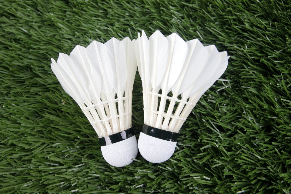 Badminton sport shuttlecock