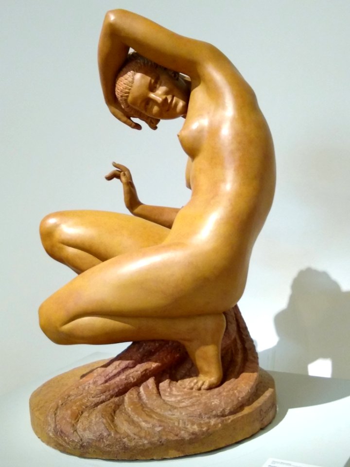 Coy Pose Sculpture
