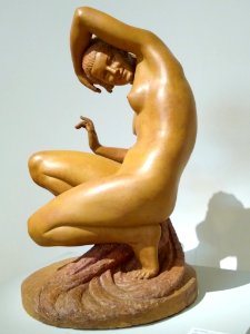 Coy Pose Sculpture photo