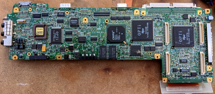 Old Laptop Mainboard (Bottom)