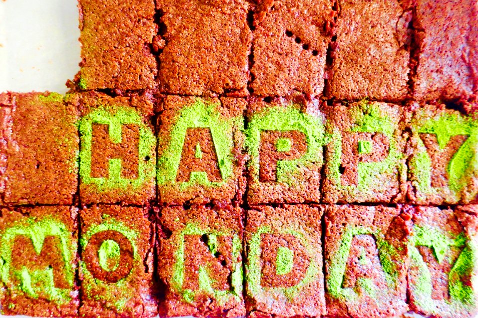 happy monday brownies