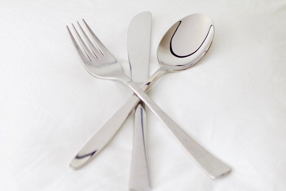 Cutlery metal gloss