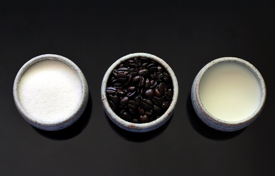 Ingredients coffee shop beverage