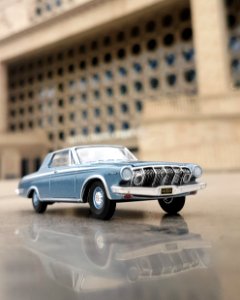Auto World 1963 Dodge Polara Light Green diecast model car
