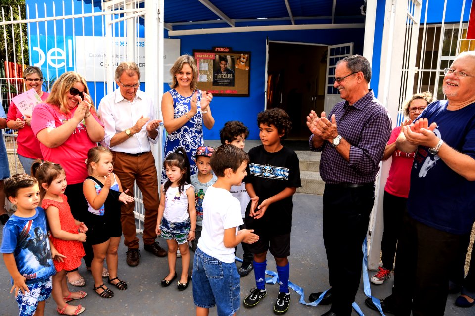 10.04.2018 -  Entrega da reforma e ampliação da Escola de Educação Infantil Oswald de Andrade - Foto: Gustavo Vara