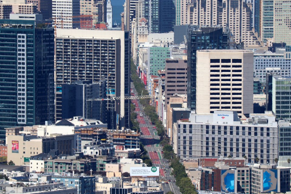 Market Street from Twin Peaks photo