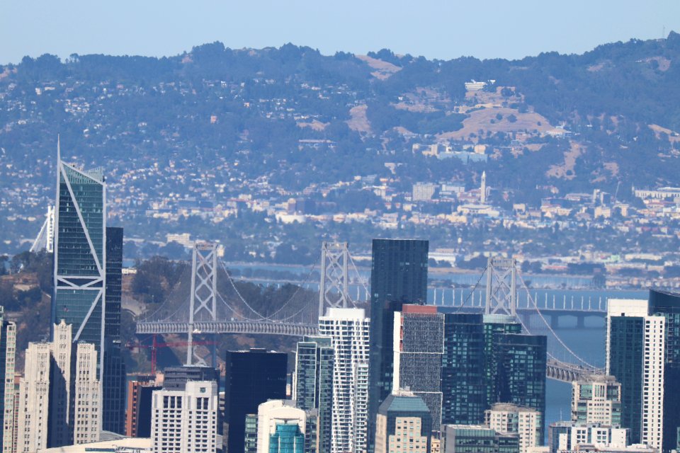 Bay Bridge from Twin Peaks photo