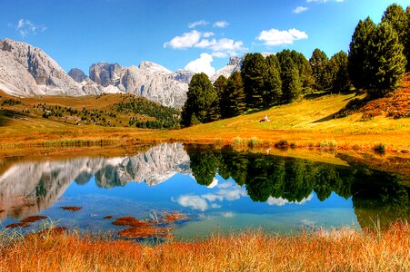 South tyrol view alpine photo