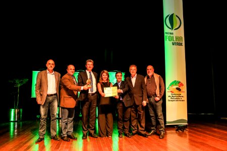 04.12.2017 - Vice-Prefeito Idemar Barz na entrega do prêmio destaque no desenvolvimento do agronegócio gaúcho em Porto Alegre RS