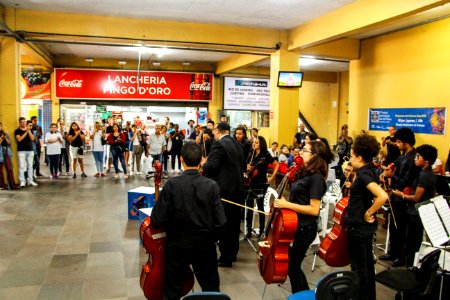 18.01.2018 - Orquestra de Câmara do Sesc/MG se apresenta na Rodoviária de Pelotas photo