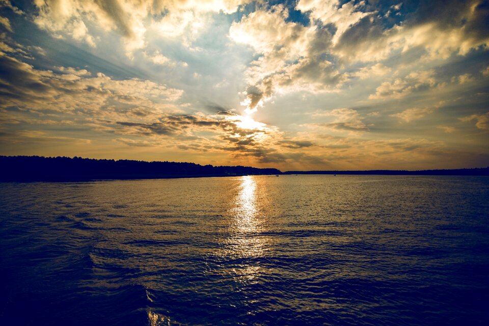 Water clouds summer