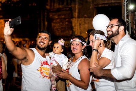 12.02.2018 - Bloco da Paz desfila na Passarela do Samba no Porto de Pelotas - Foto: Gustavo Vara