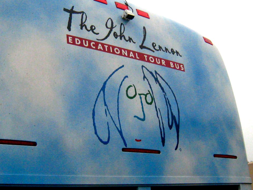 Surprise Visit by John Lennon Bus