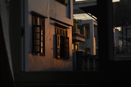 Sunny morning sunshine through the window nikon7100