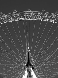 Black and white landmark london photo