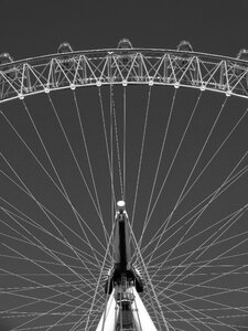 Black and white landmark london