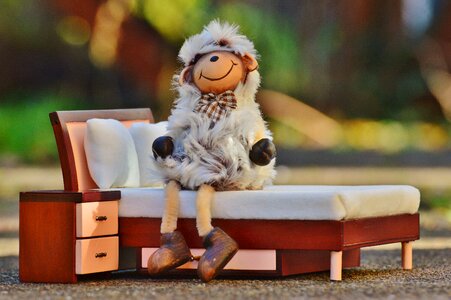 Fur relaxed figure