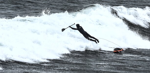 Sea sport surfer photo