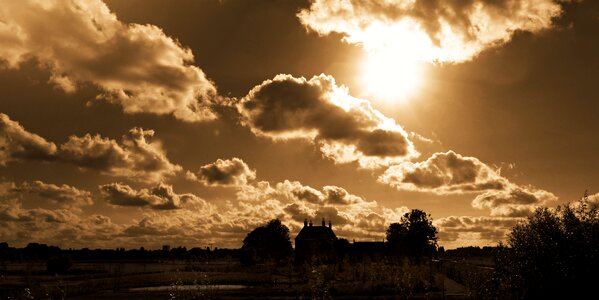 Heaven landscape sun