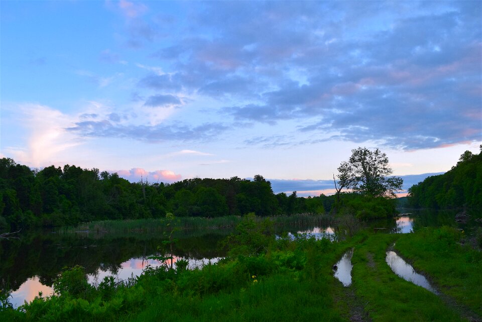 Reflection water landscape