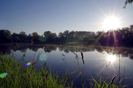 Quiet the rays the sun