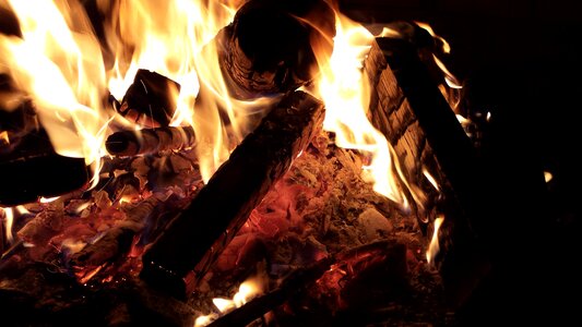 Wood brand wood fire