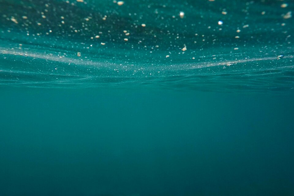 Submerged underwater water