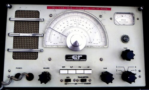 Radio transceiver gray radio