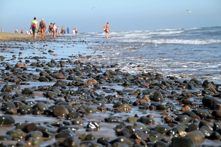 Canary islands spain stones photo