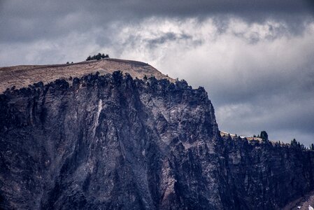 Mountain nature outdoors photo