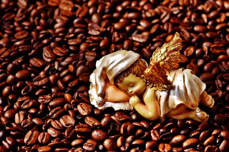 Little angel coffee beans angel
