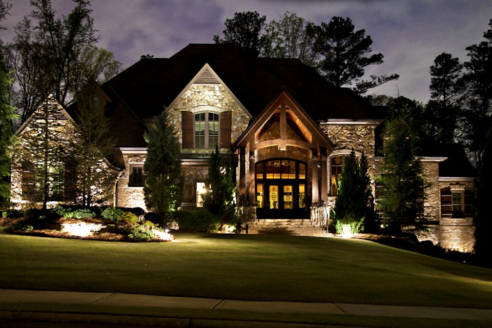 Lighting house landscape lighting