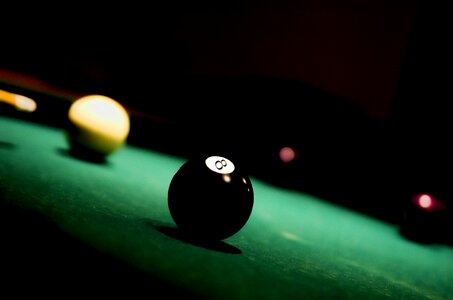 Pool billiard table photo