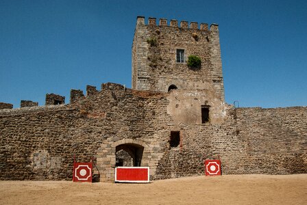 Medieval fortress keep photo