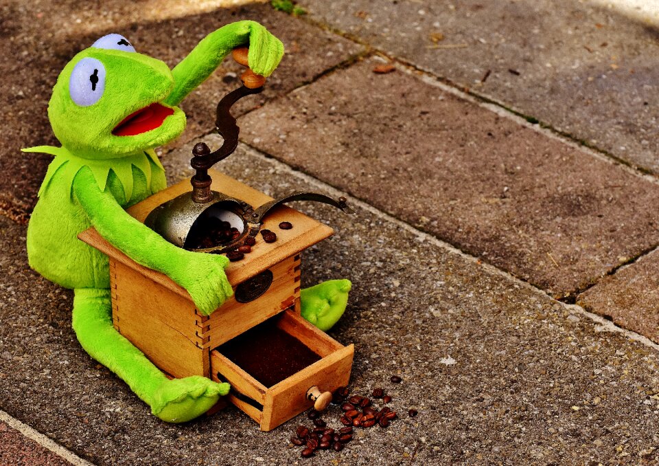 Coffee beans grind funny
