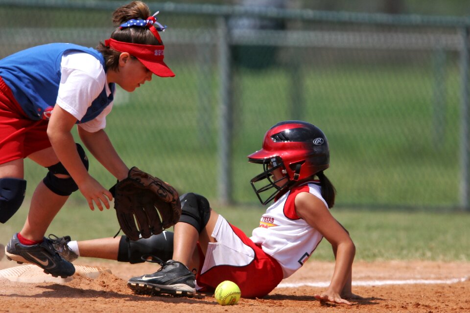 Second base ball slide