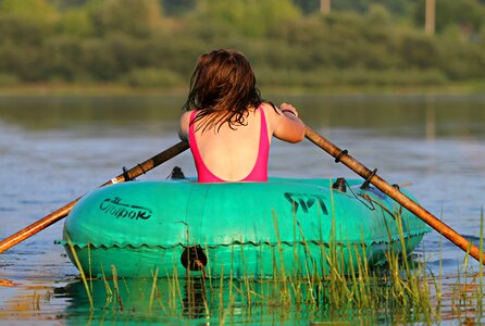 Rowing sports charging photo