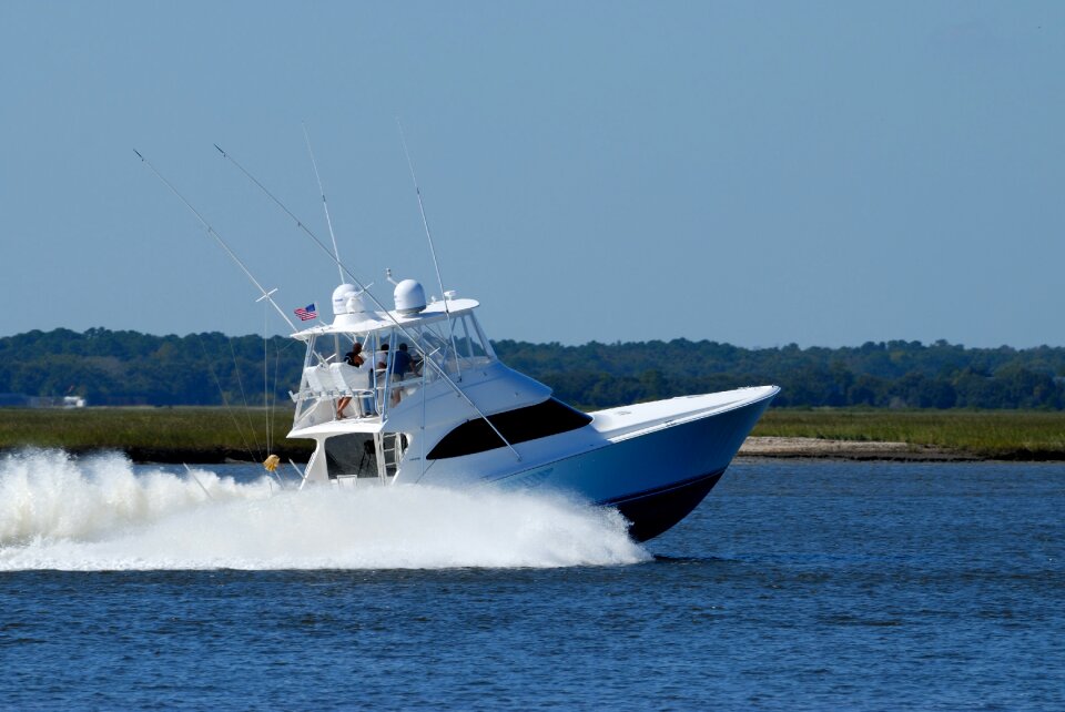 Boat fishing charter