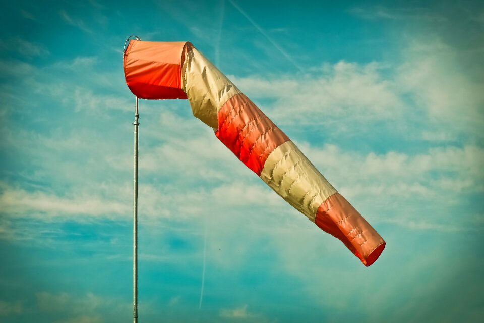 Sky striped wind direction