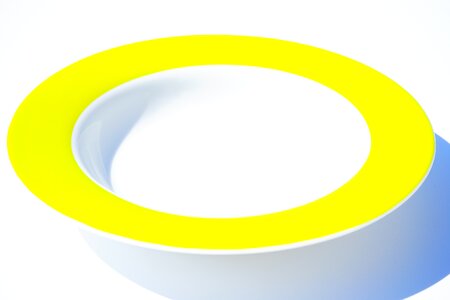 Tableware colorful color