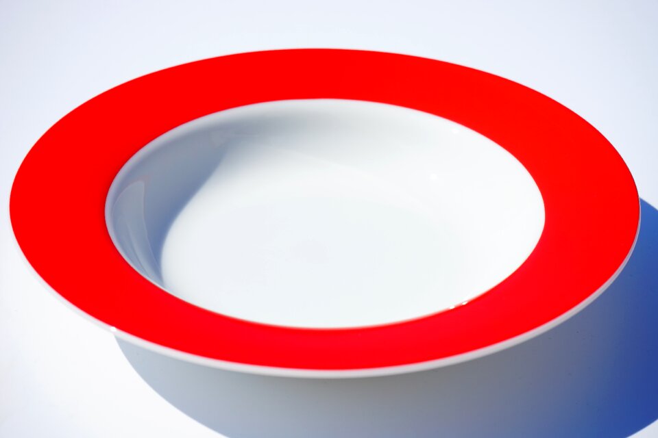 Tableware colorful color