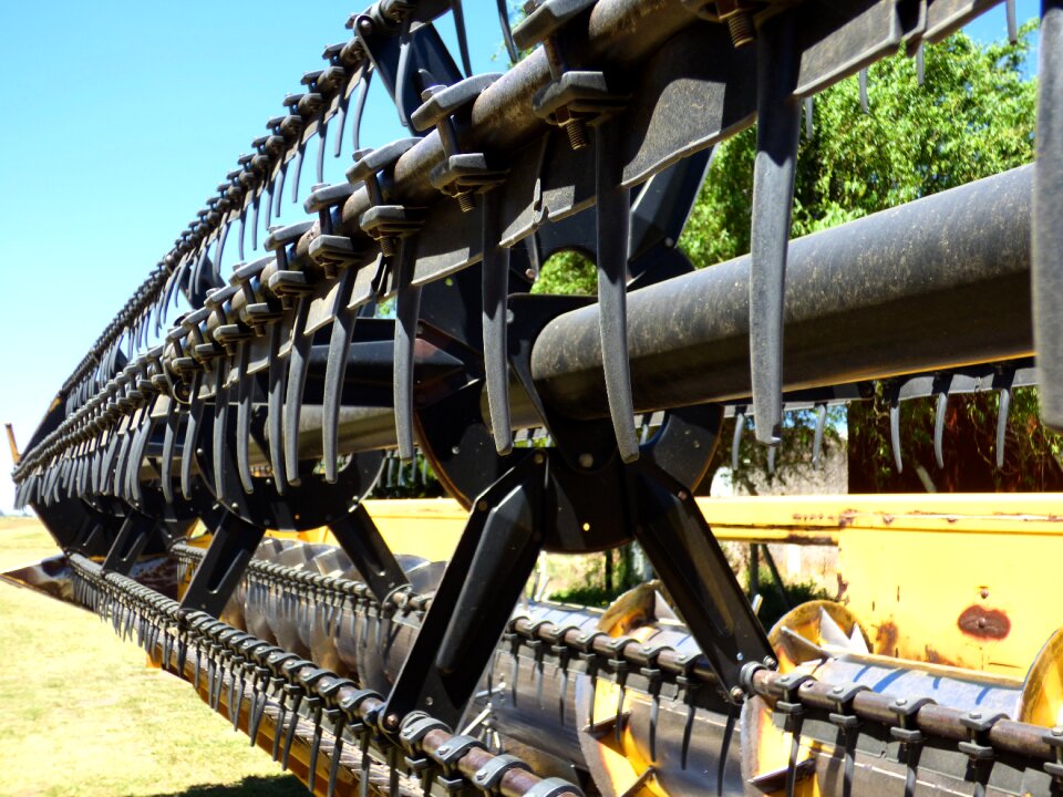 Platform combine harvester agriculture