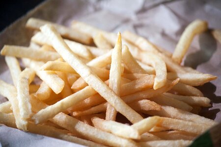 Snack fried close up